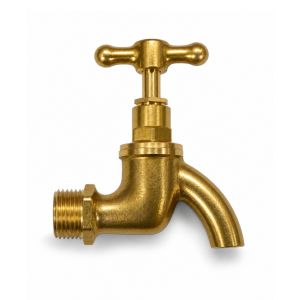 Pegler Bib Tap 1/2 In Brass 1 Each