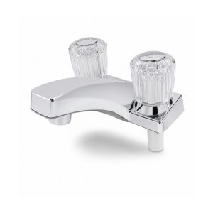 Ace Double Handle Lavatory Deck Mount Faucet Chrome 1 Ea