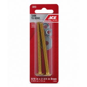 ACE Tank to Bowl Brass Bolt Kit- 5/16