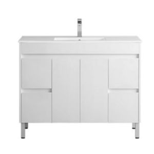 PVC Floor Standing Cabinet W/Porcelain Basin 1200x460x880