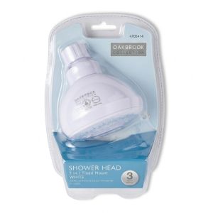 Oakbrook 3-Inch Fixed Shower Head White