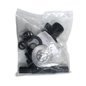 Traditional Sink Waste Round Overflow 1 1/2 In Black 1 Each CXP5390