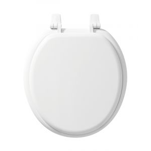 Bemis Round White Molded Wood Toilet Seat1 Each 42821