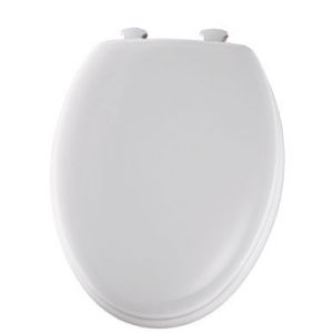 Ace Intl Mayfair Elongated Molded Wood Toilet Seat 18.81 In White 1 Each 46357