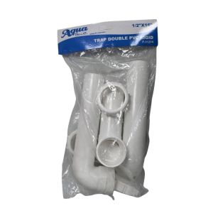 Aqua Blue Double PVC Rigid Trap – 1/2