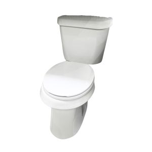 2-Piece Toilet Set – S-Trap Top Flush – White 17 1/4