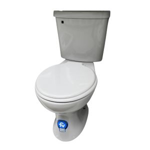2-Piece Toilet Set – P-Trap Side Flush – Bone