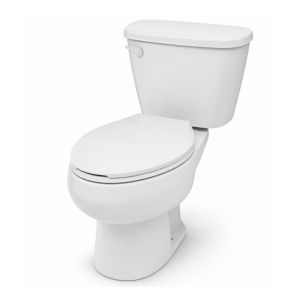 Imex Classic ADA Elongated Toilet – P-Trap – White (17 3/8