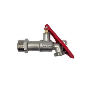 Bibcock Brass Chrome Lockable Durbiblock 1/2x3/4