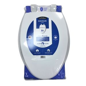 Toilet Seat Elng Wood- White