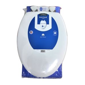  Elongated Toilet Seat White- 16.6