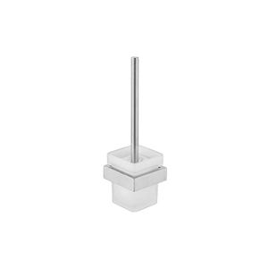 Toilet Brush with Frosted Holder – Stainless Steel Handle