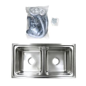Kitchen Sink Stainless Steel Double Bowl