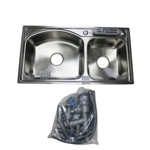 Kitchen Sink Stainless Steel Double Bowl