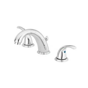 Lavatory Faucet w/ Pop-Up Drain, 2-Handle – Chrome Finish