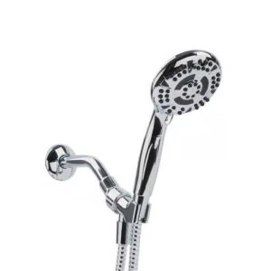 Chrome Handheld Shower Head W/ Hose & Wall Mount – Multi-Spray Design
