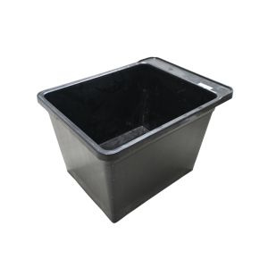 Heavy-Duty Utility Laundry Tub – Black Plastic