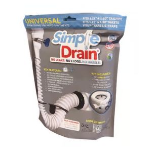Simple Drain Universal Flexible Sink Drain Kit