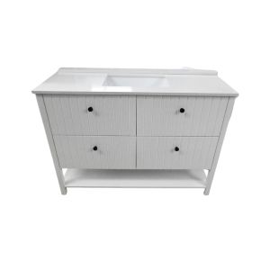 Bathroom Vanity W/ Sink 48 in × 21 in – White