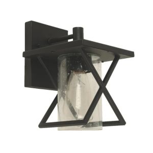 Lumicentro Outdoor Wall Lamp 1 Light Black 1 Each 4621947-2