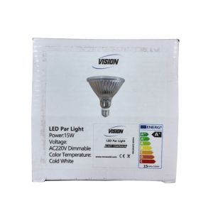 Vision LED PAR Light – 15W Cold White, Dimmable