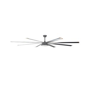 Modern Multi-Blade Ceiling Fan with Light – Black 72