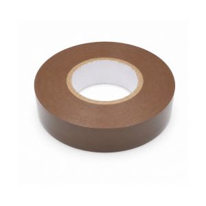 18mm x 25 PVC Electrical Tape brown