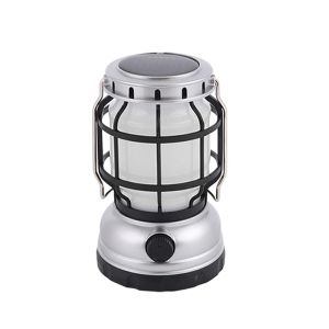 Solar Rechargeable Vintage LED Lantern -1200mAh