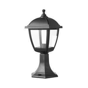 Paul Outdoor Post Lantern- Black Finish H426 Ip44 1xe27 1Ea 96511MF/BL