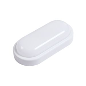 Oval LED Bulkhead Light – White Housing