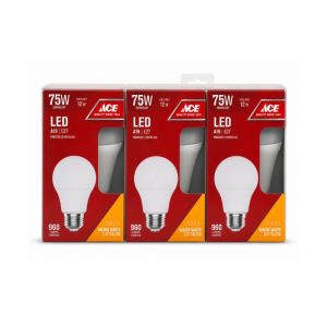 Led Bulb A60 E27 Frosted 12w 100-240v 50-60hz 3pk 3012728 