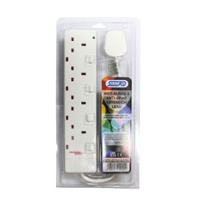 Allied Switched Anti Surge & Spike Extension Lead 4G  1 Ea 9494/13/2M/AS