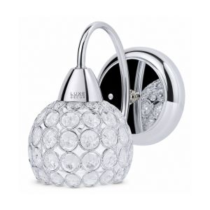 1-Light Wall Lamp Chrome Finish E14 40W
