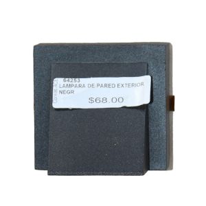 Lampara Pared Exterior 6W 80x80 Cm Black 1 Each HG0670B5NBLACK