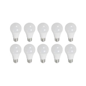LED Bulb A55 E27 5W 100-240V 6000K- 10 Pk