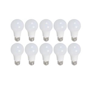 LED Light Bulb 7 W 85–265 V – 10-Pack