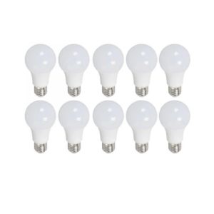 ED Light Bulb 7 W 85–265 V – 10 pcs Pack