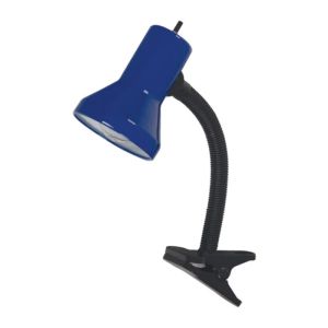 Clip-On Desk Lamp 40 W – Blue & Black