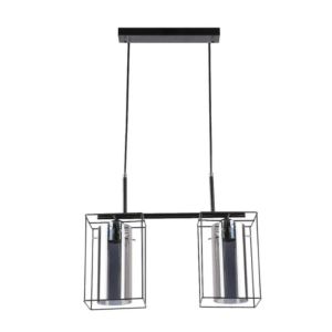 Black Double Pendant Lamp – 60 W