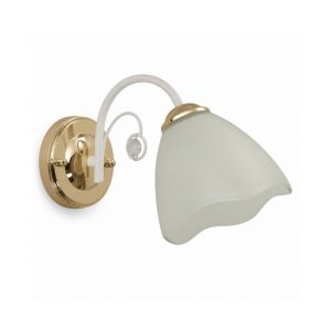 1-Light Wall Lamp French Gold Finish E27 60W