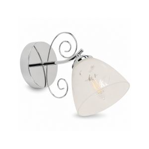 1-Light Wall Lamp Chrome Finish E27 40W