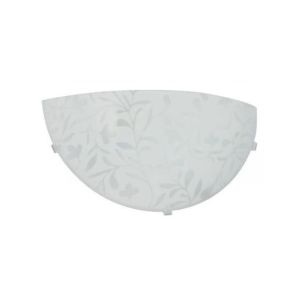 Wall Lamp 1-Light E27 60 W – Shiny White