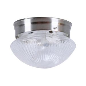 Glass Dome Flush-Mount Ceiling Light-E27 60W