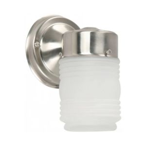 Wall Lamp 1-Light E27 60 W – Satin Nickel