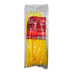 ACE Cable Ties 8 in. (20 cm) – Yellow, 100 Pack