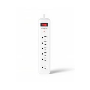 Monster Just Power It Up 4 ft. L 6 outlets Surge Protector White  1 Each 3001096