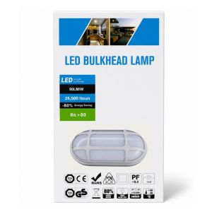 LED Bulkhead Lamp Oval White