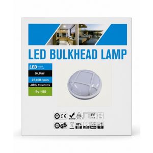 LED Bulkhead Lamp Round-2 x 5W E27