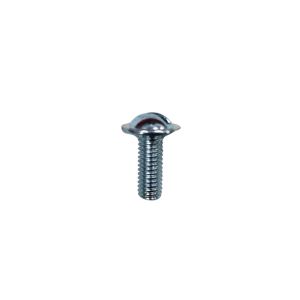 Hillman Slotted Round Head License Plate Screws – M6-1.0 x 16 mm (15-Pack)