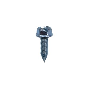Hillman Slotted Hex Head License Plate Screws – M6-1.0 x 20 mm (15-Pack)